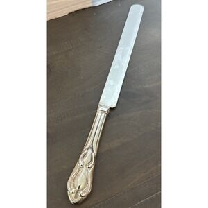 Godinger  GO125 14" Silver Plate  Cake, Slicing Knife  9"Blade